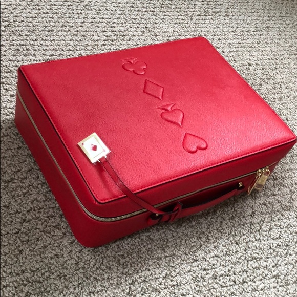 Estee Lauder Handbags - Estée Lauder red train case